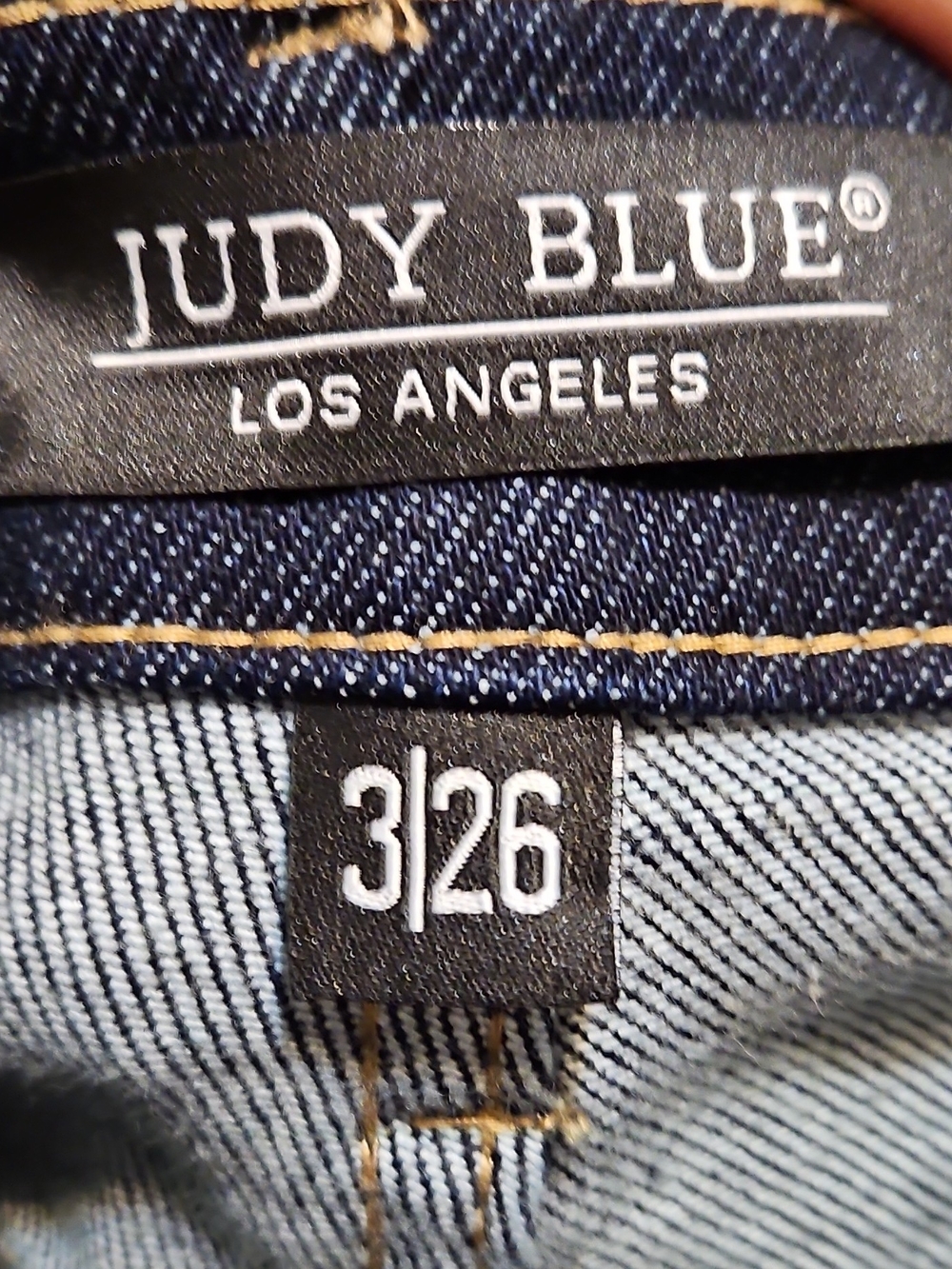 Judy Blue Dark Denim Star-Print Flare Jeans - Picture 9 of 12